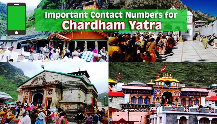 Important Helpline Numbers for Chardham Yatra 2023