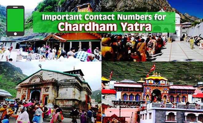 Important Helpline Numbers for Chardham Yatra 2023