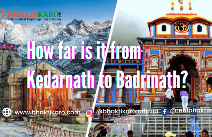 distance from kedarnath to badrinath